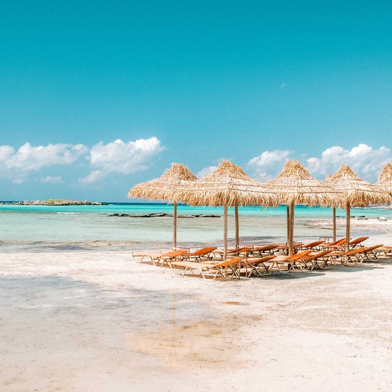 Strand Elafonisi auf Kreta