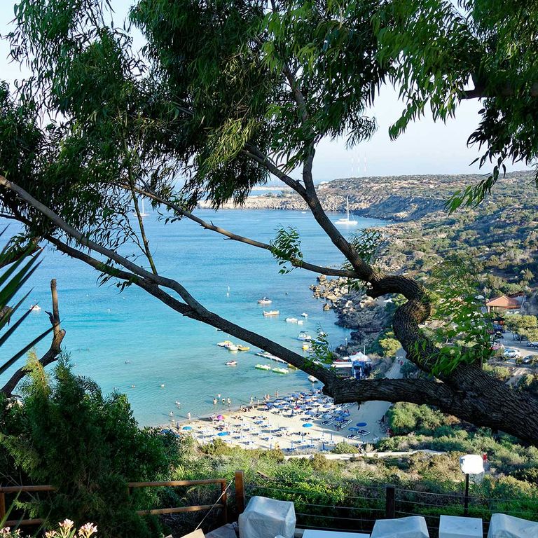 Blick auf die Konnos Bay, Zypern