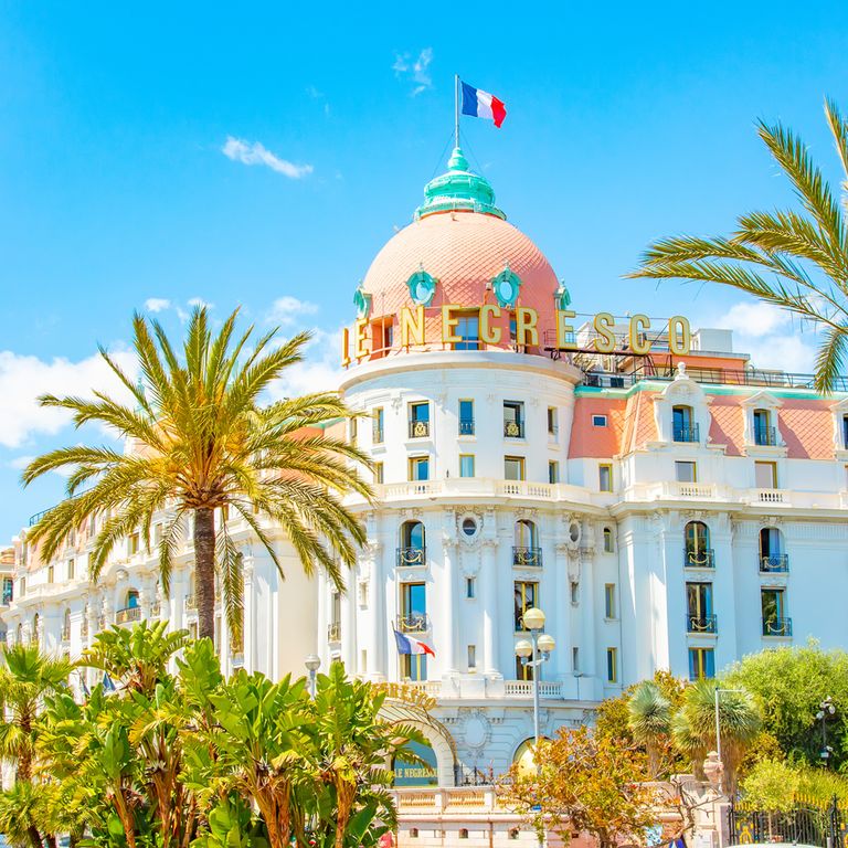 Le Negresco Hotel in Nizza, Frankreich